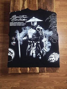 Civil Regime/Mortal Kombat Men's "RAIDEN" Black Graphic Tee